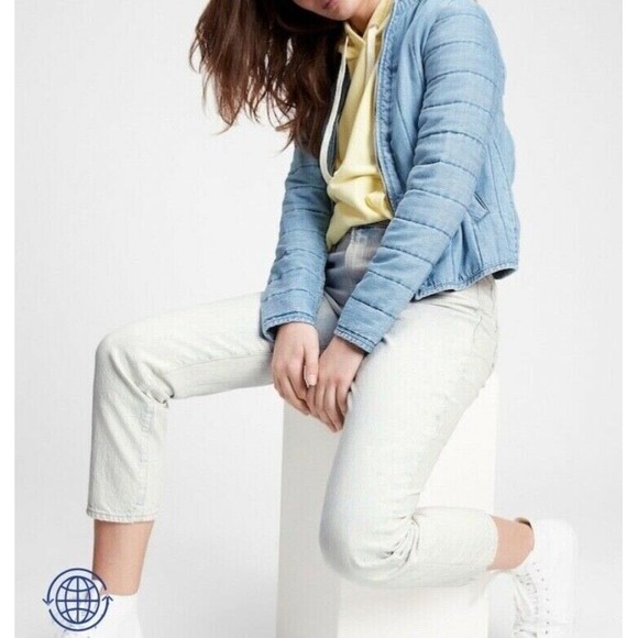 GAP Stretch Denim Jeans. Size10/30R. 5Pockets. Acid Wash. 99%Cotton. Zip&Button. - Picture 3 of 11